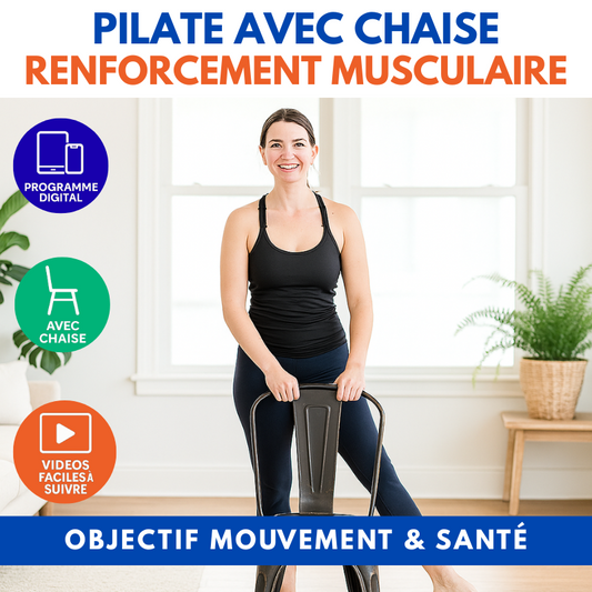 Pilates sur chaise – Mobilité et Renforcement musculaire en 7 Jours